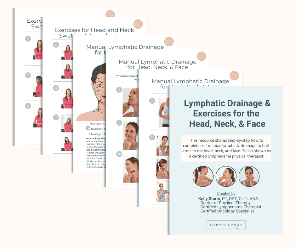 Head, Neck, and Face Lymphatic Drainage and Exercise Bundle